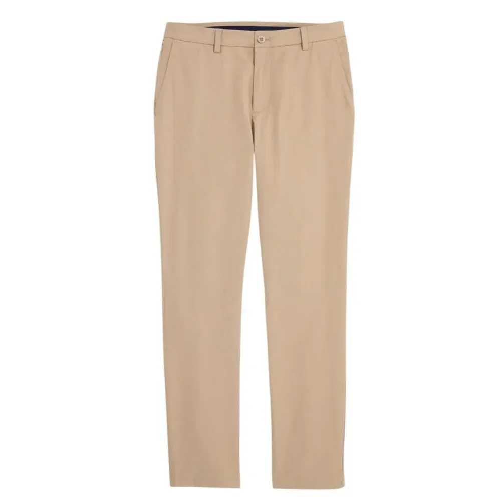 Vineyard Vines Men's Khaki Performance On-The-Go Pants 42x30